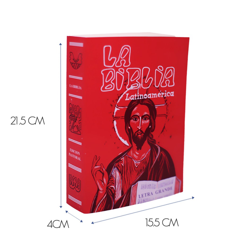 LATINOAMERICANA RUSTICA ROJA MEDIDAS